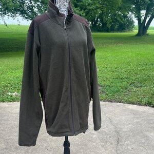 Energy Zone Olive and Brown Men's Jacket